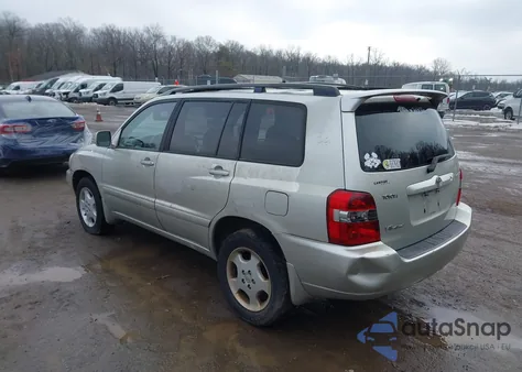 2005 Toyota Highlander Limited V6 from USA, damaged, VIN JTEEP21A550073081